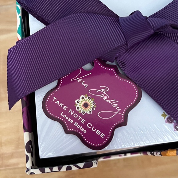NWT Vera Bradley Take Note Cube - Picture 2 of 4